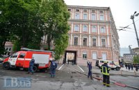 В здании киевского главка полиции на Владимирской произошел пожар (обновлено)