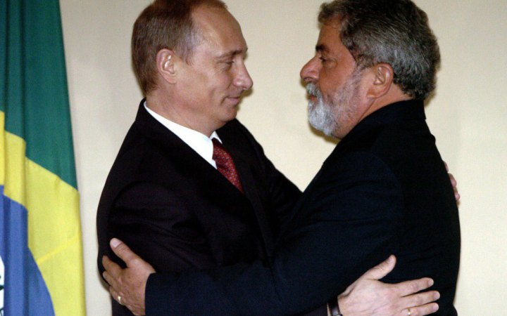 Президент Бразилії заявив, що попросить Путіна поїхати до Туреччини на переговори