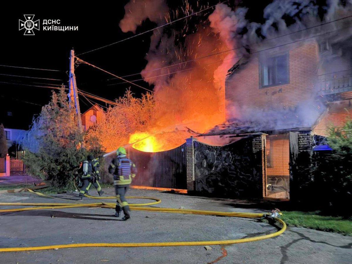 Наслідки російської атаки на Київщині