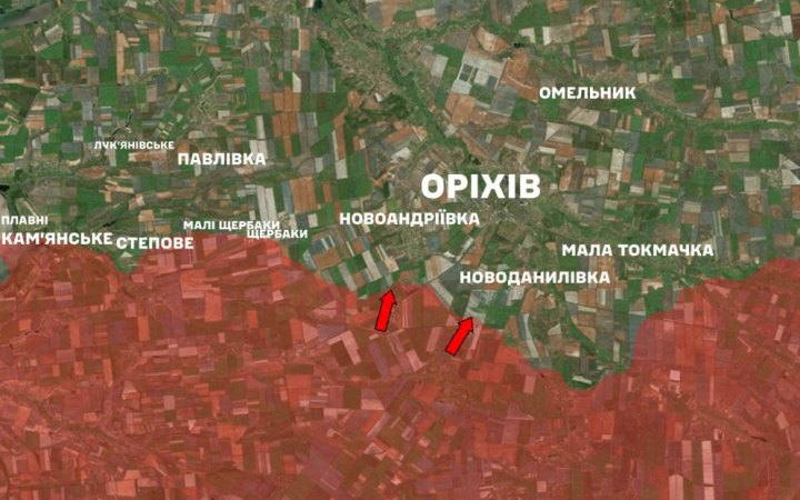 Сили оборони: армія РФ намагається розширити лінію фронту на Оріхівському напрямку