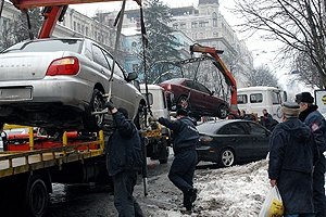 В центре Киева запретили парковаться (ОБНОВЛЕНО)
