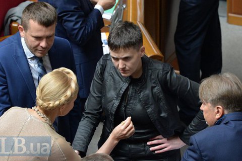 "Батьківщина" виключила Савченко з фракції