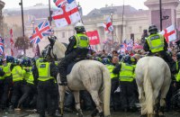 На мітингу проти мігрантів у Лондоні постраждали 26 поліцейських