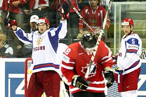 Россия обыграла Канаду на чемпионате мира по хоккею