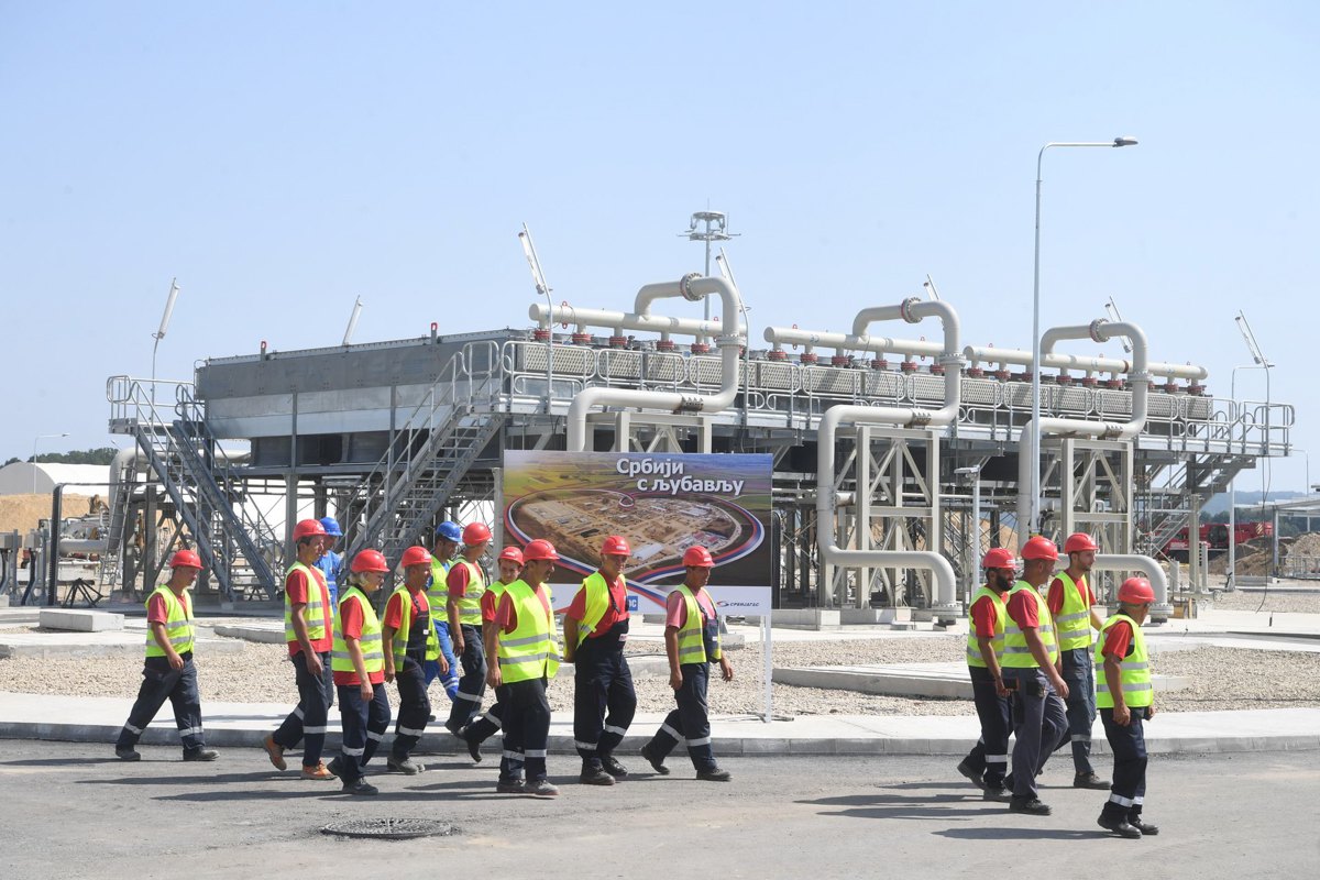 Газокомпресорна станція «Велика Плана» у Сербії.