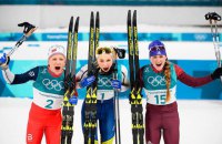 Норвежец Клебо и шведка Нильссон выиграли "золото" Олимпиады в лыжном спринте