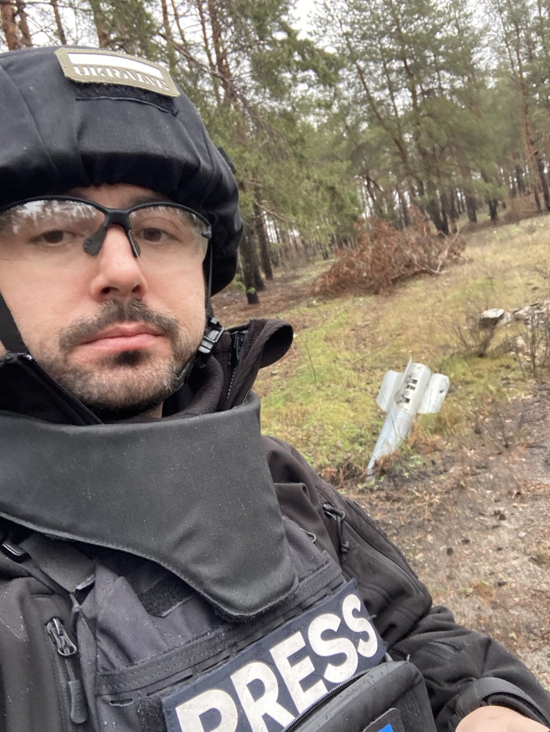 Дмитро Грешко під час роботи 