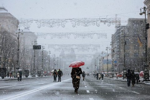 Завтра у Києві обіцяють до -8 градусів