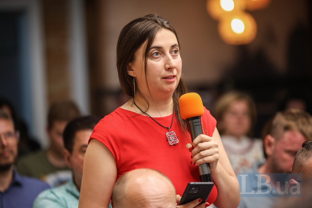 Iryna Fedoriv, co-founder and leader of the public initiative Golka