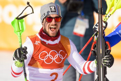 Австрийский горнолыжник Хиршер выиграл «золото» Олимпиады в комбинации 