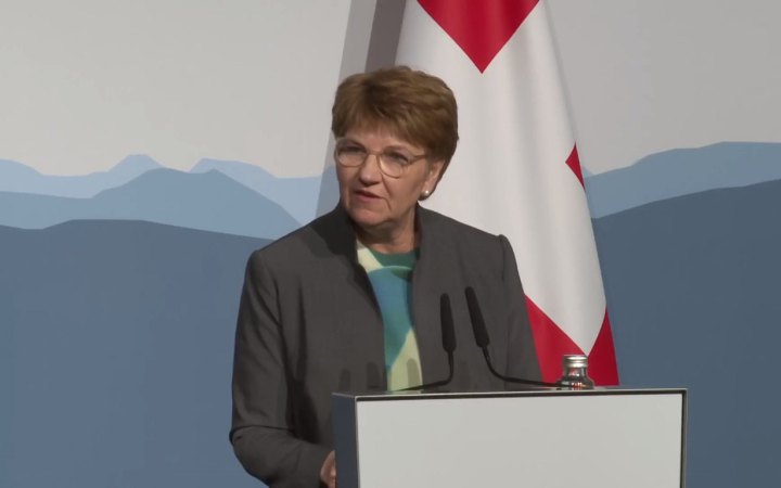 ​Президент Швейцарії розповіла про підготовку інавгураційного Саміту миру