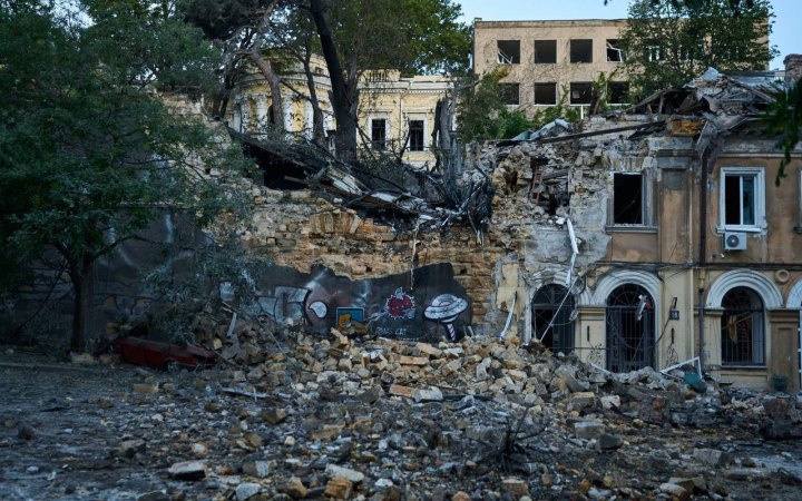 Унаслідок нічного обстрілу Одеси пошкоджено 29 пам’яток культурної спадщини, − Мінкультури