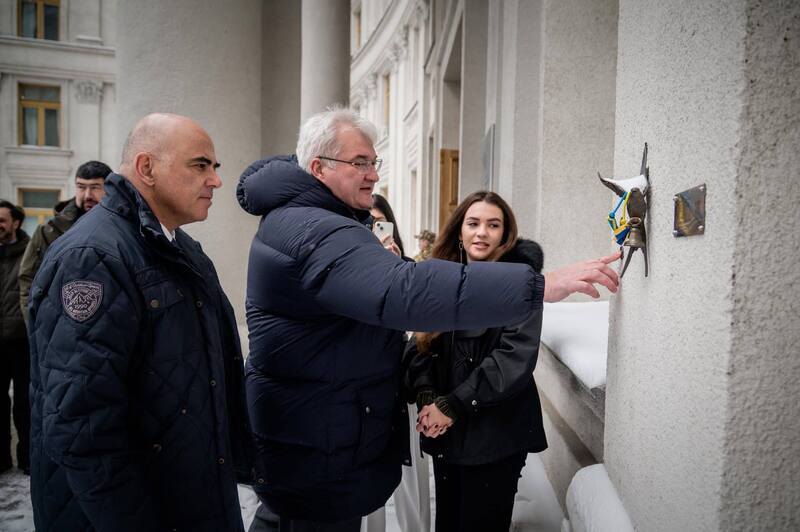 Генеральний секретар Ради Європи Ален Берсе і міністр закордонних справ Андрій Сибіга у Києві