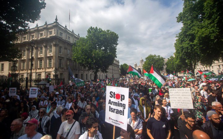 У Великій Британії заарештували 55 осіб на мітингу в підтримку забороненої "Palestine Action"