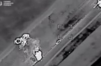 "Чорна кіптява до небес": ГУР підірвало російський "товарняк" з паливом на Запоріжжі