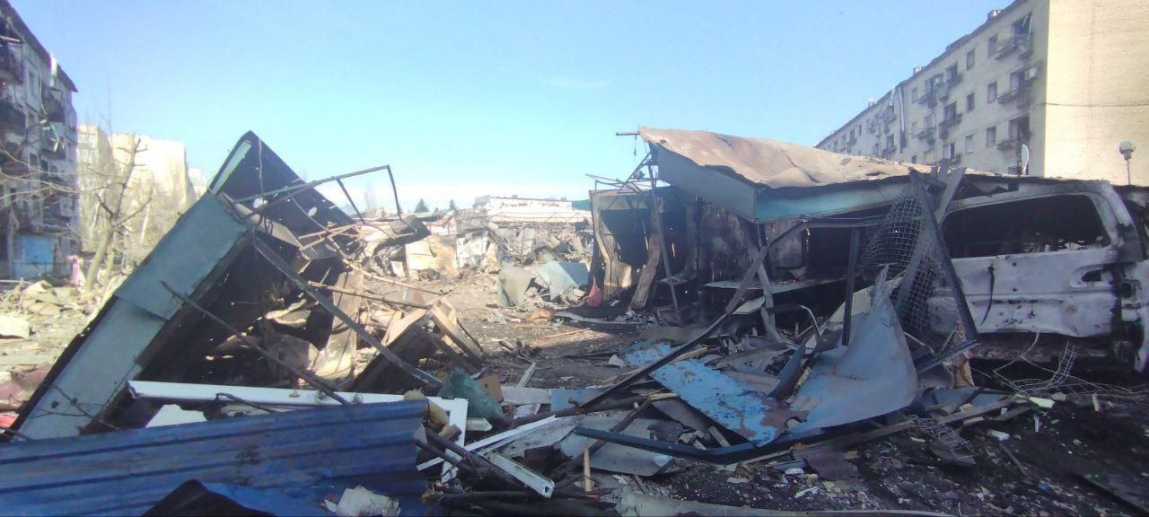 Наслідки російського обстрілу Добропілля 7 березня 2025 року 