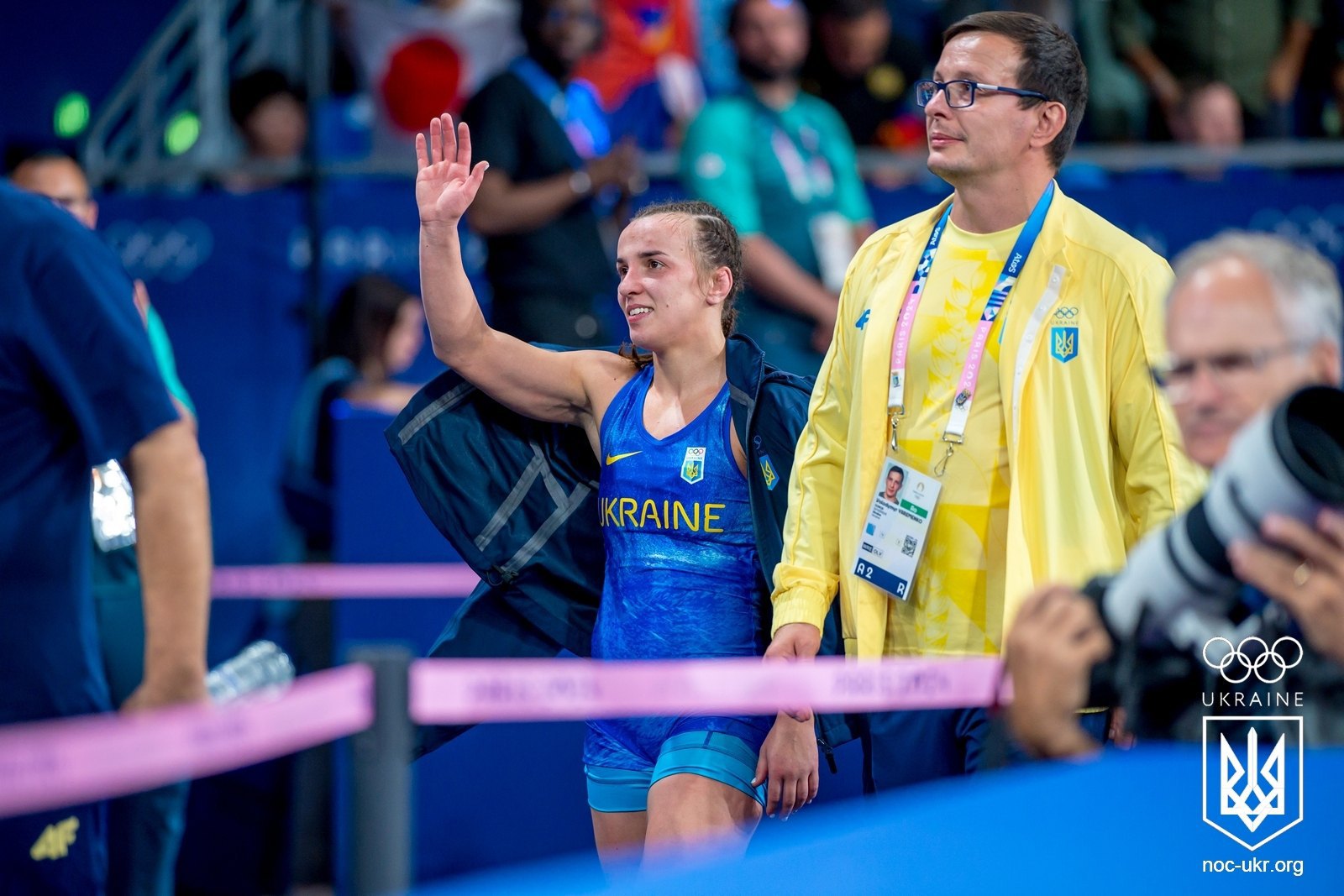 Оксана Лівач після виступу на Олімпійських іграх-2024