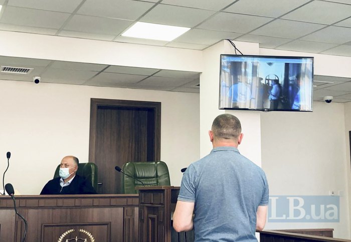 Юрий Сиротюк во время допроса в суде