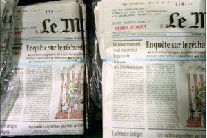 Le Monde не вышла из-за забастовки в типографии