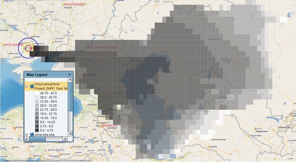 Cloud arrival time Project, DSA (ARGOS), year