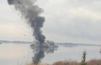 Оккупанты нанесли ракетный удар по нефтебазе в Днепре