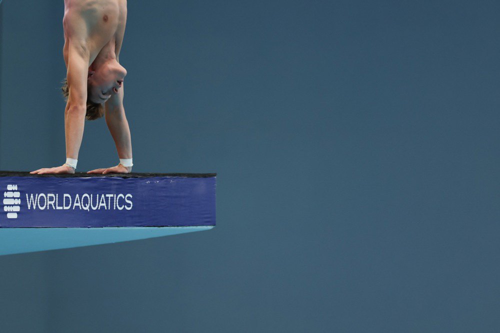 Олексій Середа перед стрибком