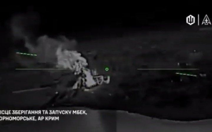 Сили безпілотних систем ЗСУ уразили військові об’єкти РФ у тимчасово окупованому Криму