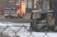 У Німеччині згоріли 15 вантажівок Бундесверу