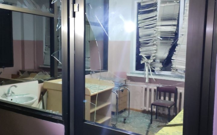 У Херсоні в новорічну ніч росіяни обстріляли дитячу лікарню