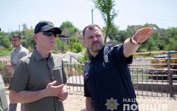 Очільники поліції України та Польщі відвідали Бучу та Ірпінь