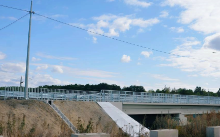 На Харківщині відновили міст, зруйнований внаслідок повномасштабного вторгнення РФ