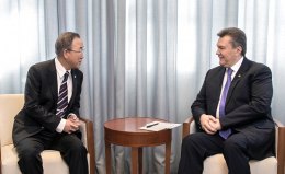 Янукович в Сочи встретился с Пан Ги Муном
