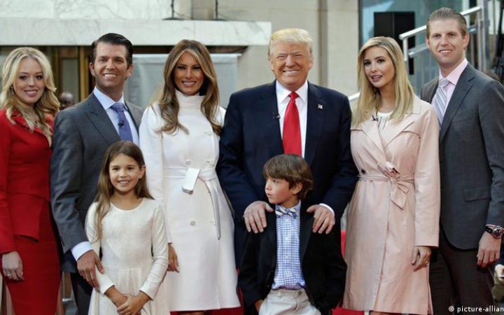 Дональд Трамп водинадцяте став дідусем