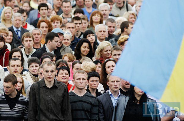 Акция протеста на площади Независимости в Киеве