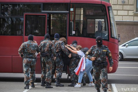 Під час протестів 1 вересня в Білорусі затримали близько 80 осіб