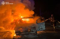 Через російські обстріли на Донеччині виникли пожежі