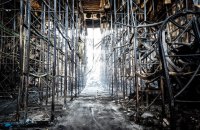КГГА показала фото продуктовых складов под Броварами, сгоревших из-за обстрела