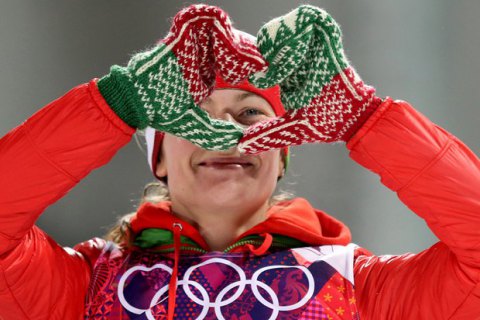 Биатлонистка Домрачева признана самой влиятельной женщиной Беларуси