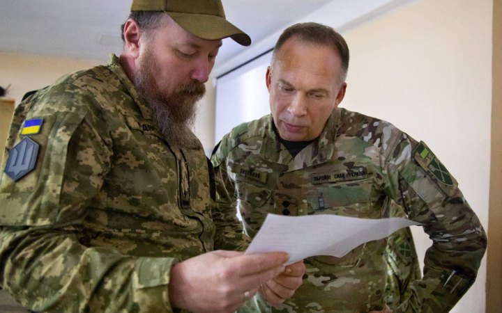 Генерал Сирський скоординував дії ЗСУ у Південній операційній зоні