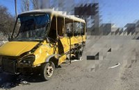 Росіяни знову атакували дроном маршрутку в Херсоні