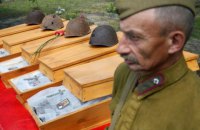 У Київській області перепоховали шістьох солдатів Червоної армії