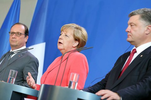 Порошенко цього тижня проведе телефонну розмову з Меркель та Олландом
