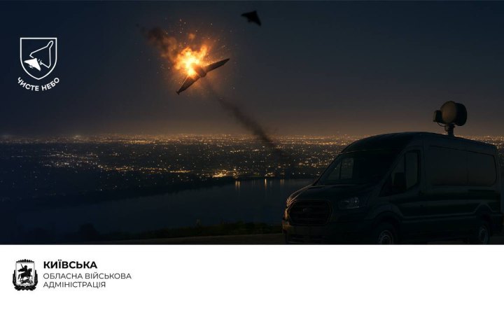 На Київщині уночі перехопили понад 20 ворожих БпЛА