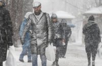Завтра в Києві очікується невеликий сніг, до -2 градусів