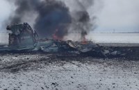 Знову мінус один: над Волновахою збили російський штурмовик Су-25