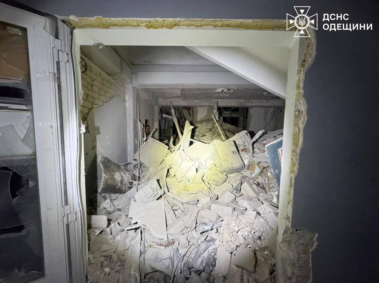 Наслідки російського обстрілу Одещини