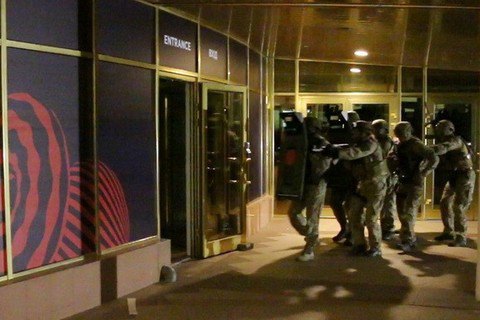 СБУ провела антитерористичні навчання на арені Євробачення