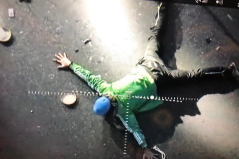 Полиция опубликовала видео задержания "минера" Белько