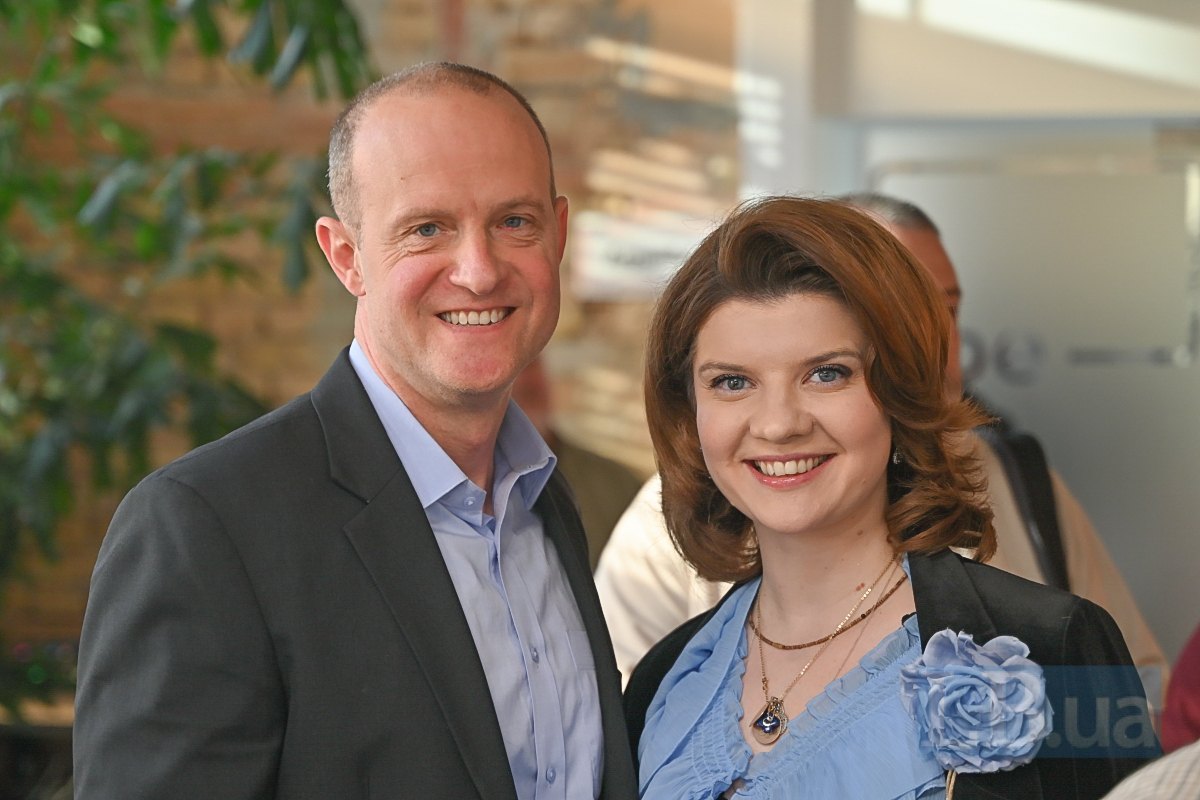 INL Director Richard Saunders and NABU Deputy Chair Polina Lysenko