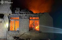 Росіяни вдарили дроном по адмінбудівлі Великого Бурлука на Харківщині